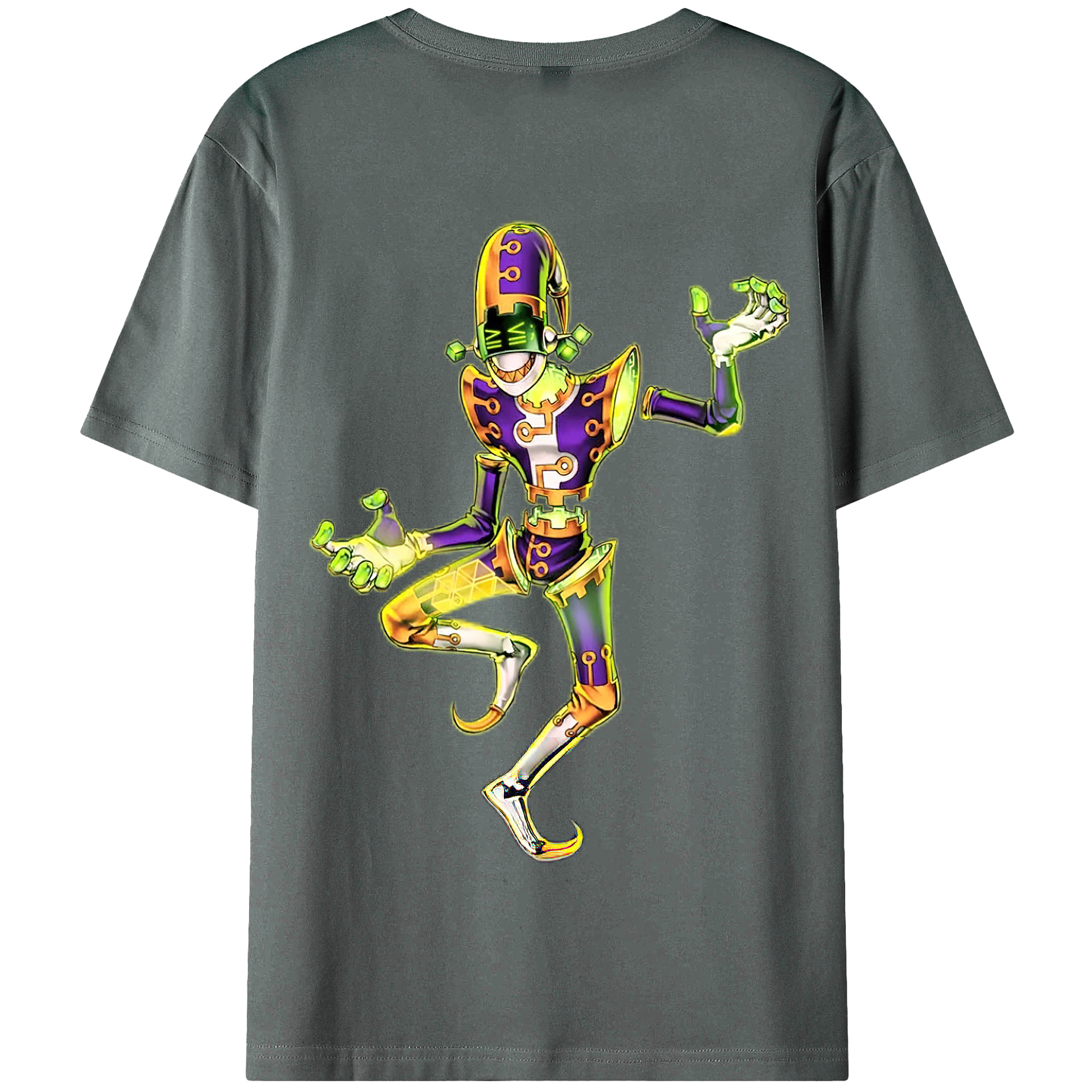 （画像用） 遊☆戯☆王 Yu-Gi-Oh! 綿100％半袖Tシャツ（背面プリント）